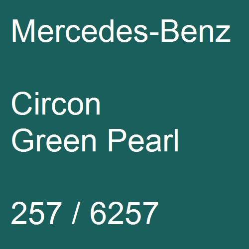 Mercedes-Benz, Circon Green Pearl, 257 / 6257.